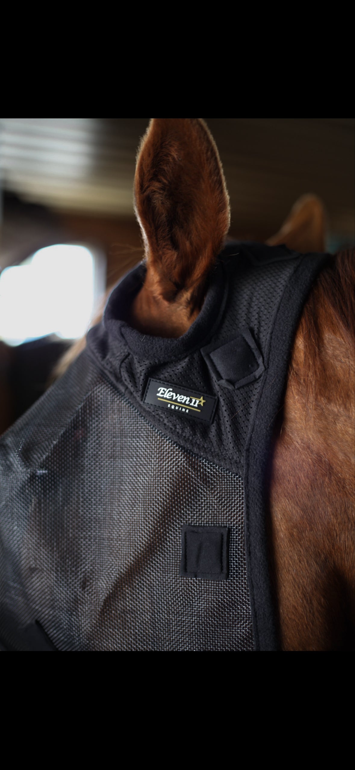 Black Magnetic Fly Mask
