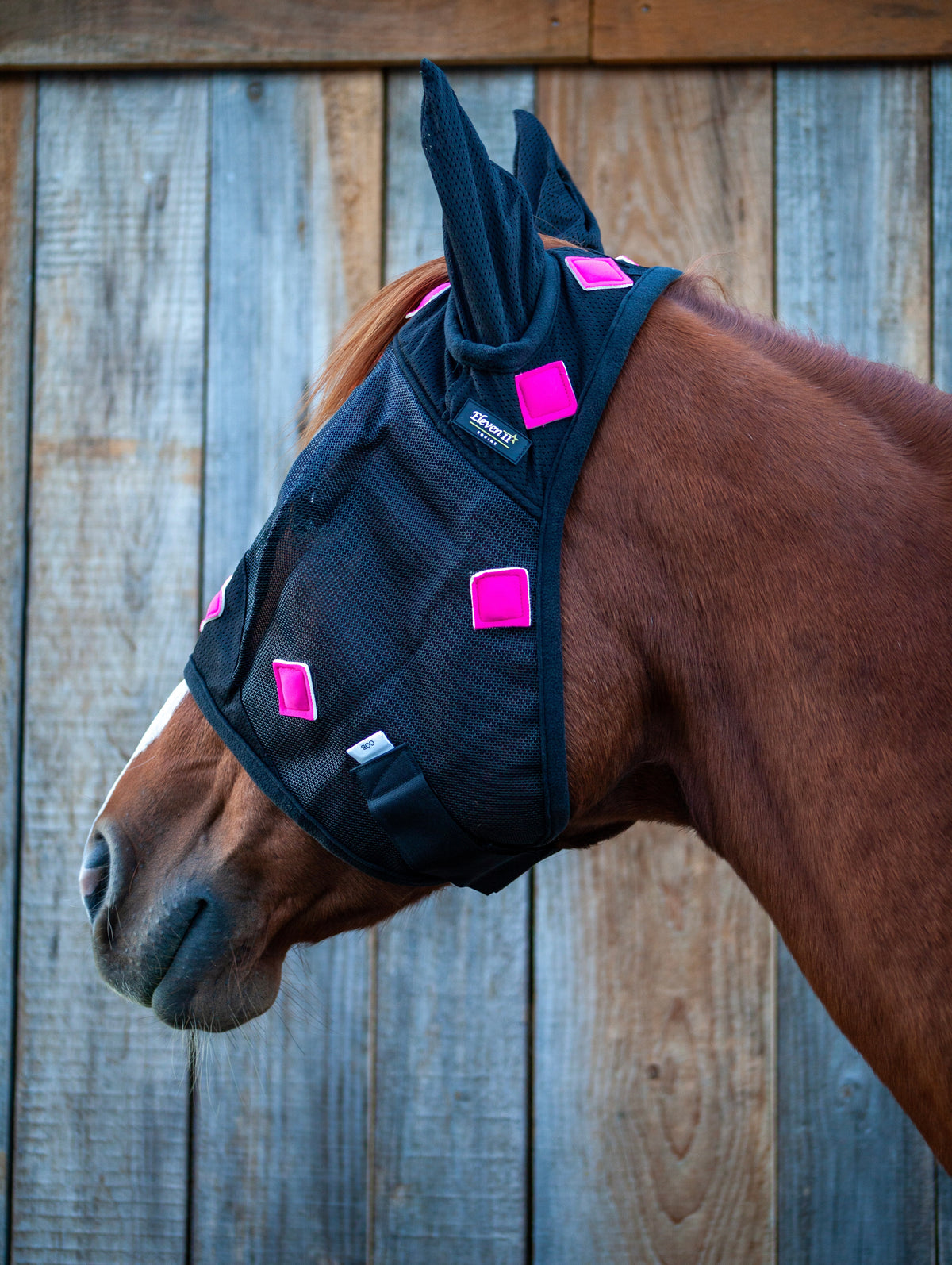 Pink Magnetic Fly Mask
