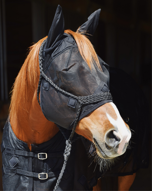 Black Magnetic Fly Mask