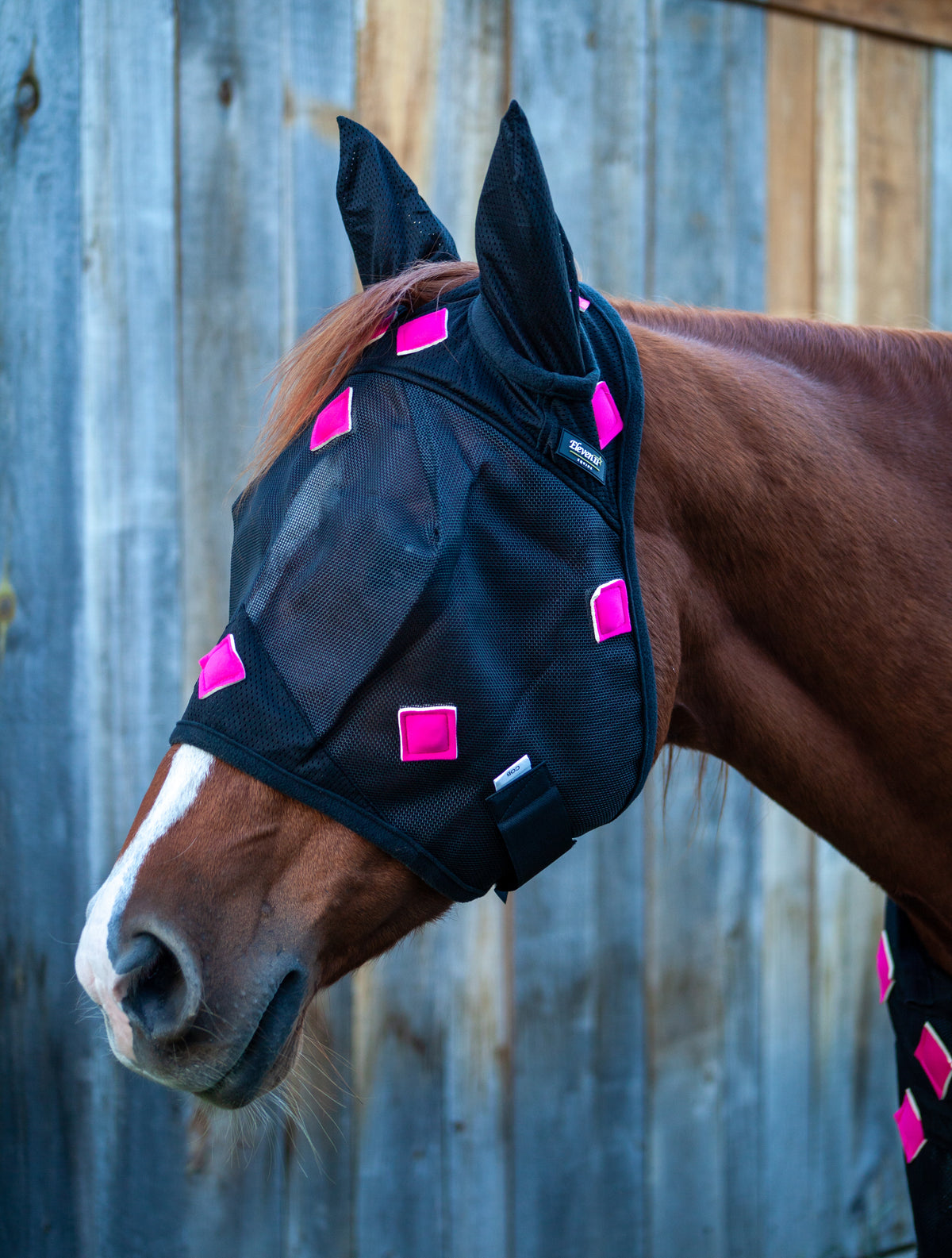 Pink Magnetic Fly Mask